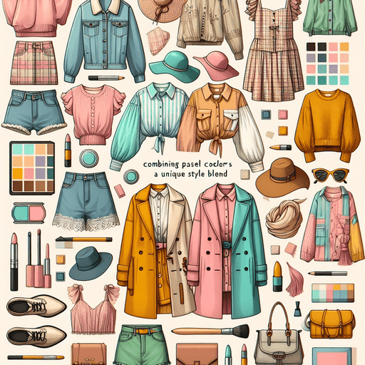 Menggabungkan Warna Pastel dengan Outfit Bold: Perpaduan Gaya Unik